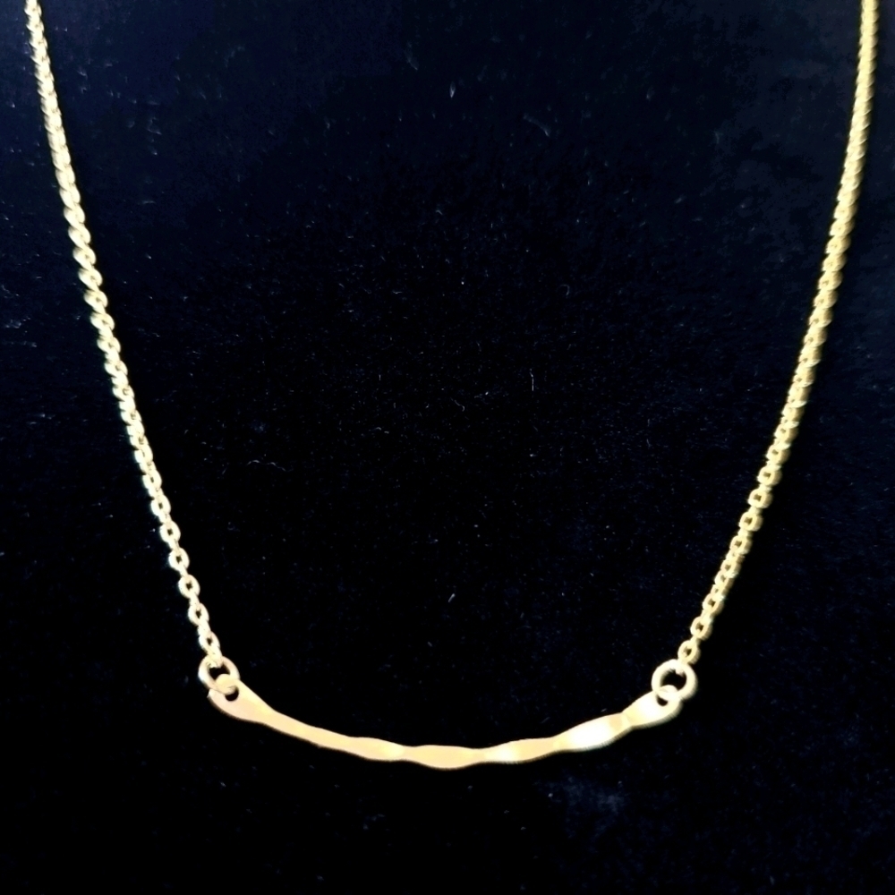DAINTY Gold Plated Very Fine Necklace - Picture 2 of 5